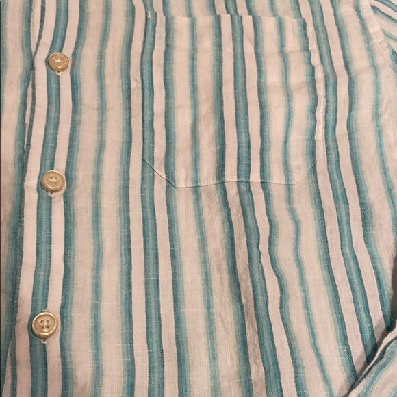 Men’s Tommy Bahama shirt size medium 100% linen - Picture 2 of 5